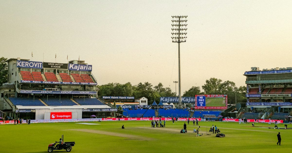 Arun Jaitley Stadium cricket field and stands, an IPL venue